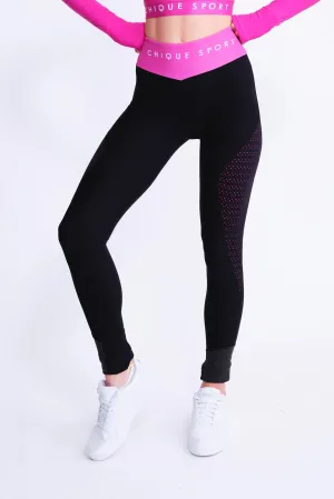 Empower On-Ice Leggings in Fuchsia Motion Ready Eco Friendly For Men