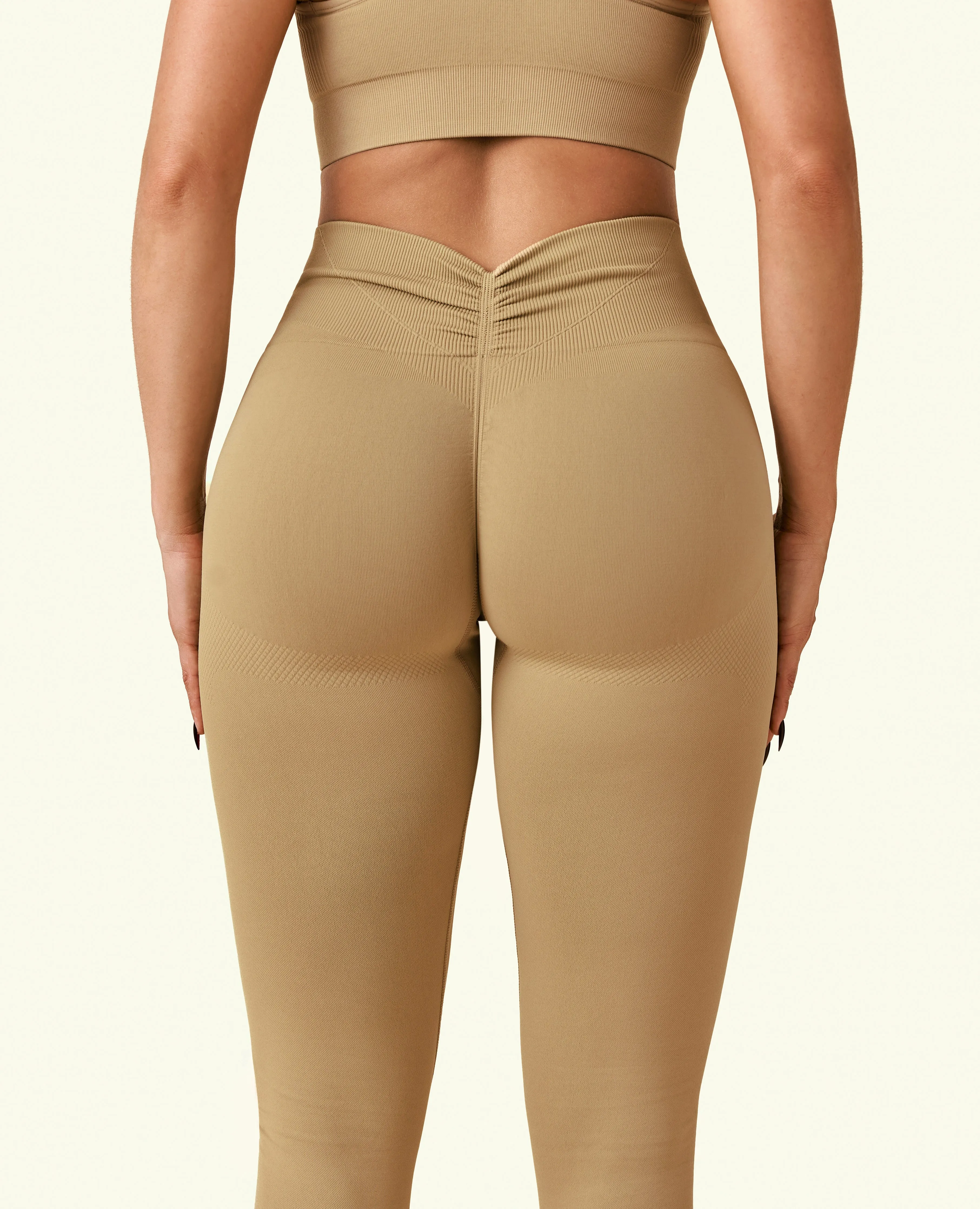 Sculpt Lift Seamless Leggings - Earth Brown Balance Wear Holiday Outfit Eco Friendly