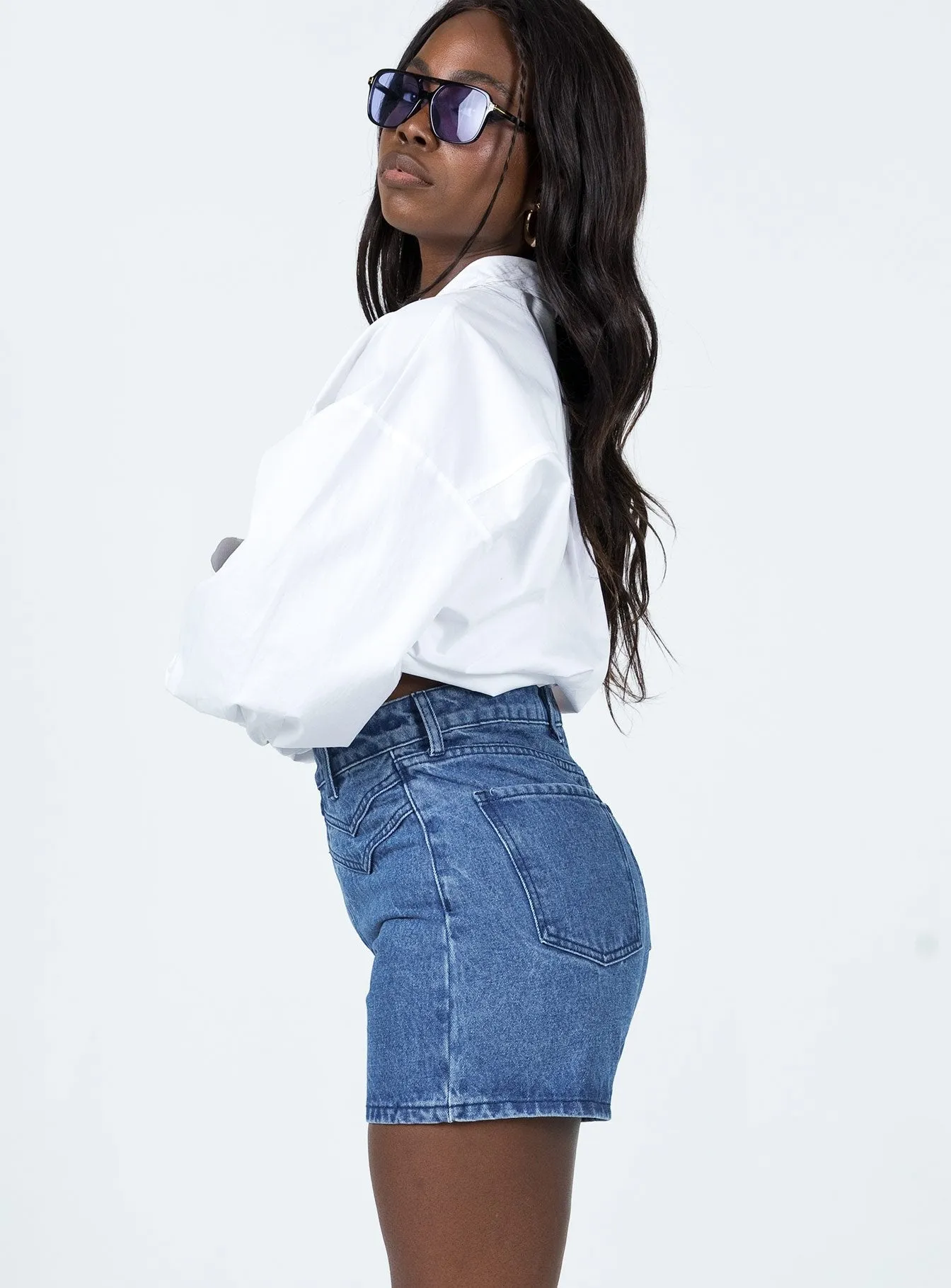Sarita Denim Shorts DurableReinforcedElbow StaticResistantLining