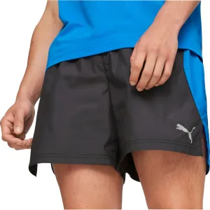 Puma Woven 5 Inch Mens Running Shorts - Black UPF Protection