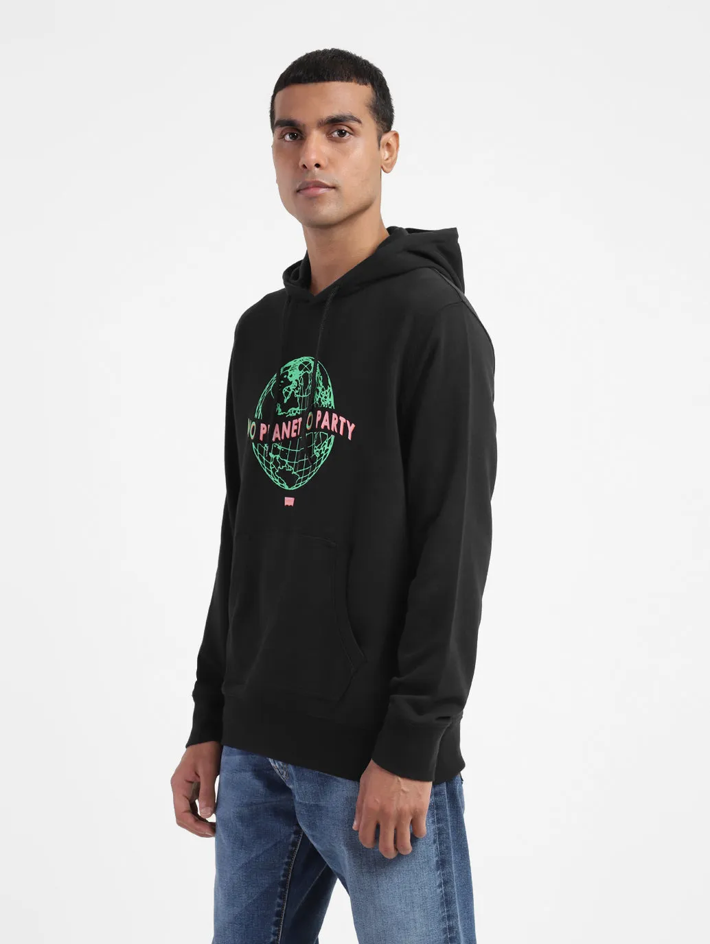 Men's Graphic Print Hooded Sweatshirt City Feel Eco Friendly Dye