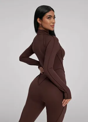 Closed-Back Catsuit Simple Chic