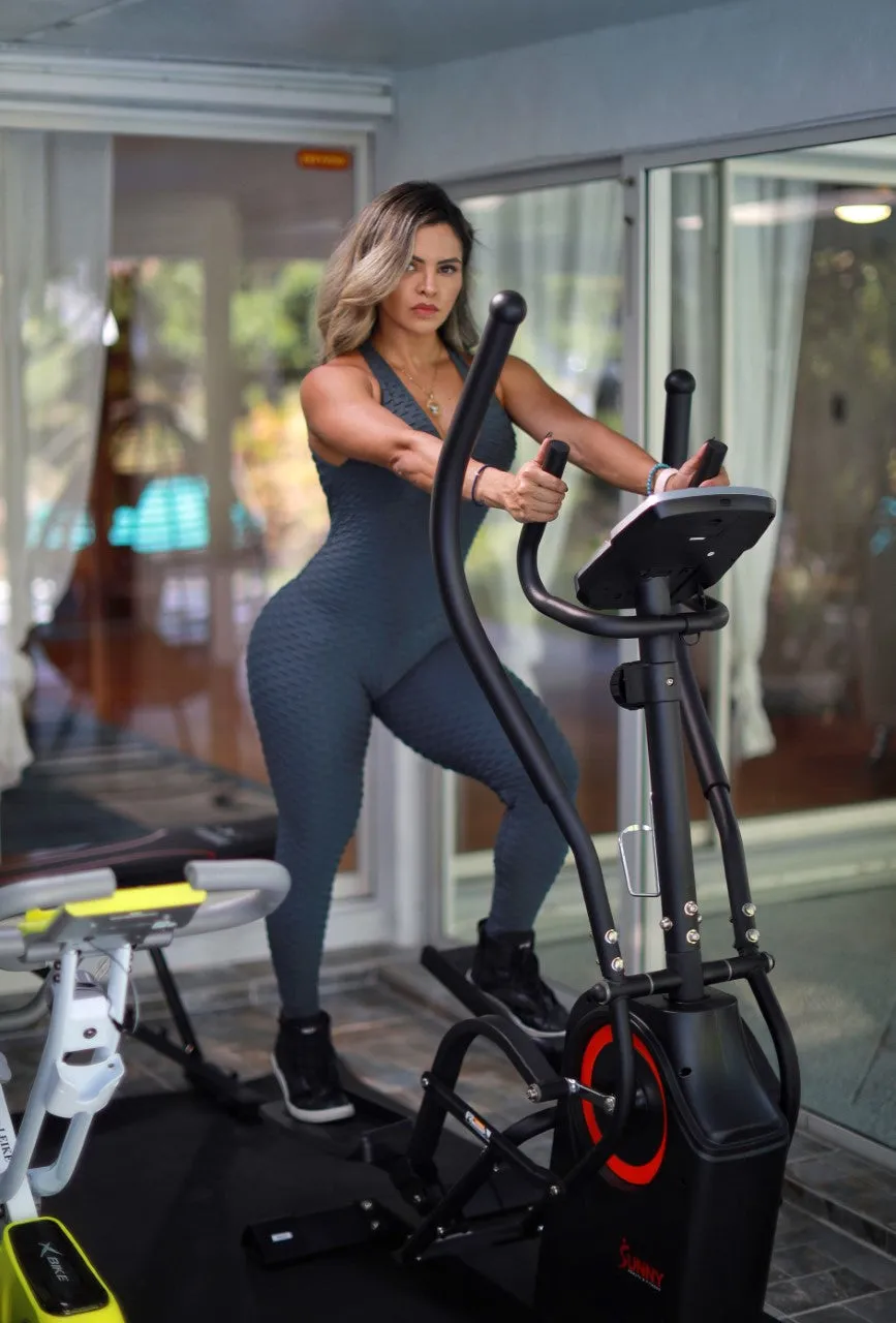Luxury Music Grey Fit Bodysuit (Scrunchy Supplex)