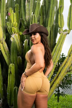 Travel Date Wild West Dulce de L??che Short Pocket Bodysuit