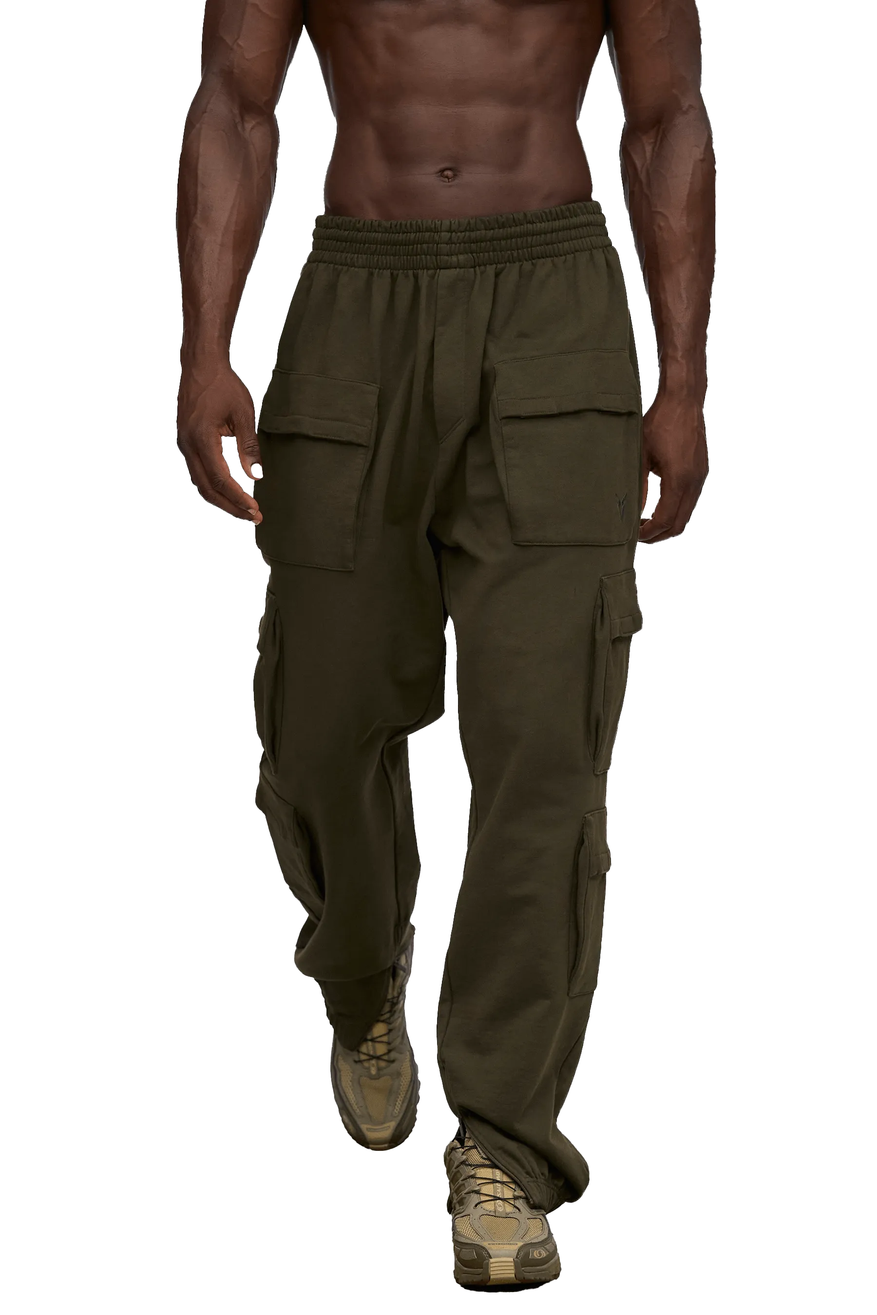 CARGO JOGGERS - Khaki Quick Dry Technology