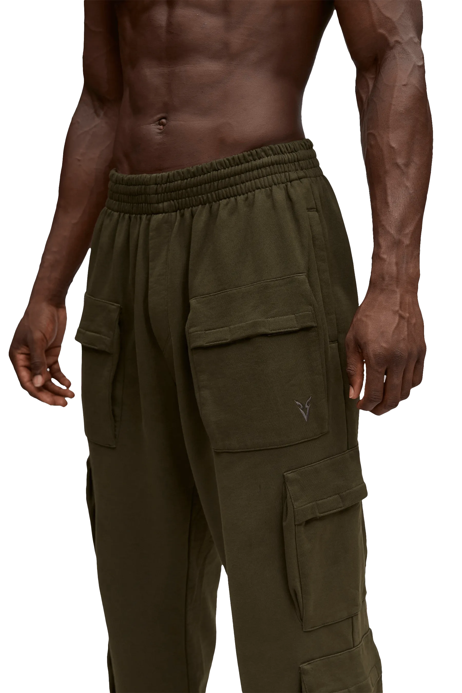CARGO JOGGERS - Khaki Skinny Fit