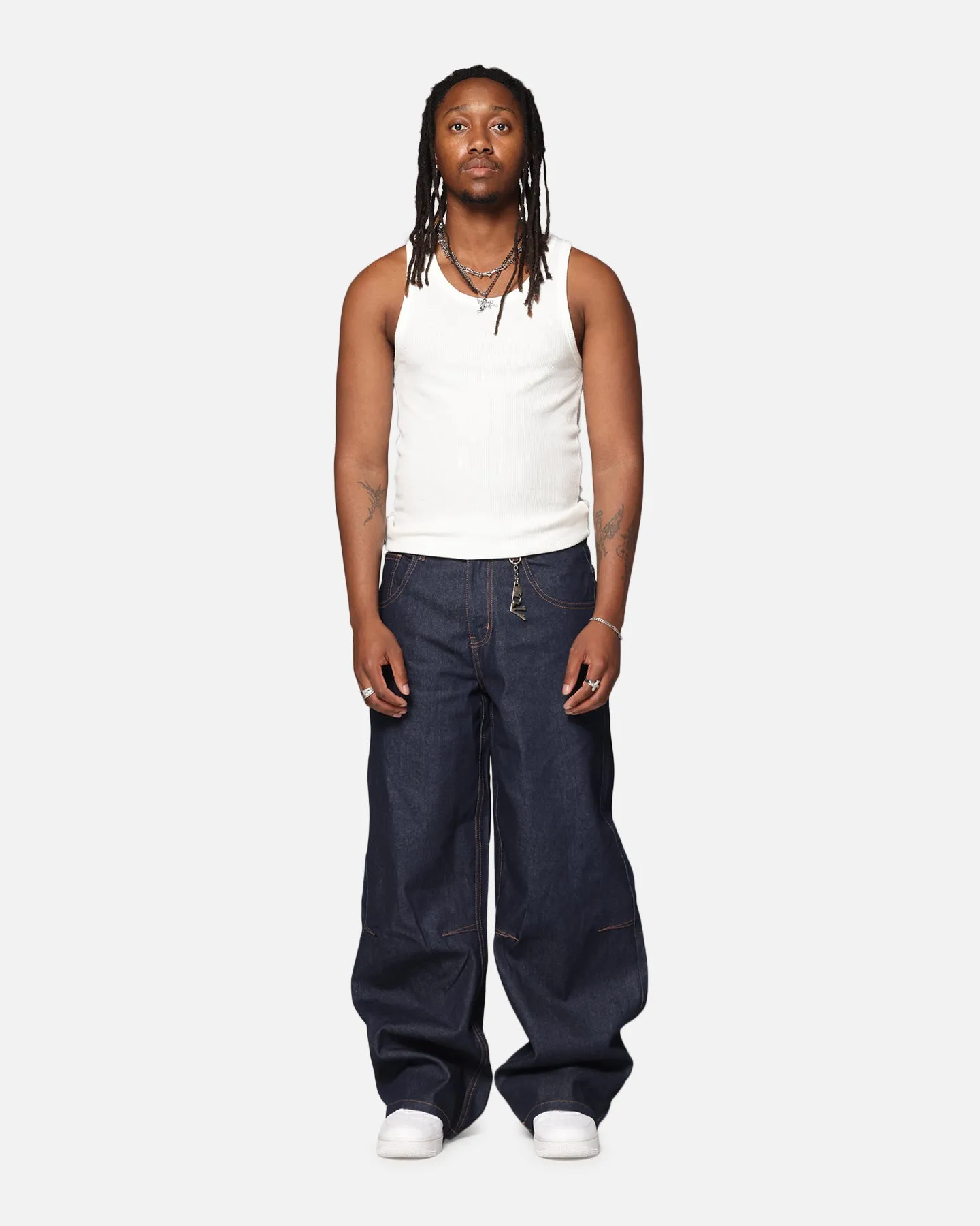 Saint Morta Amplus Jeans Indigo/Tan Casual Style