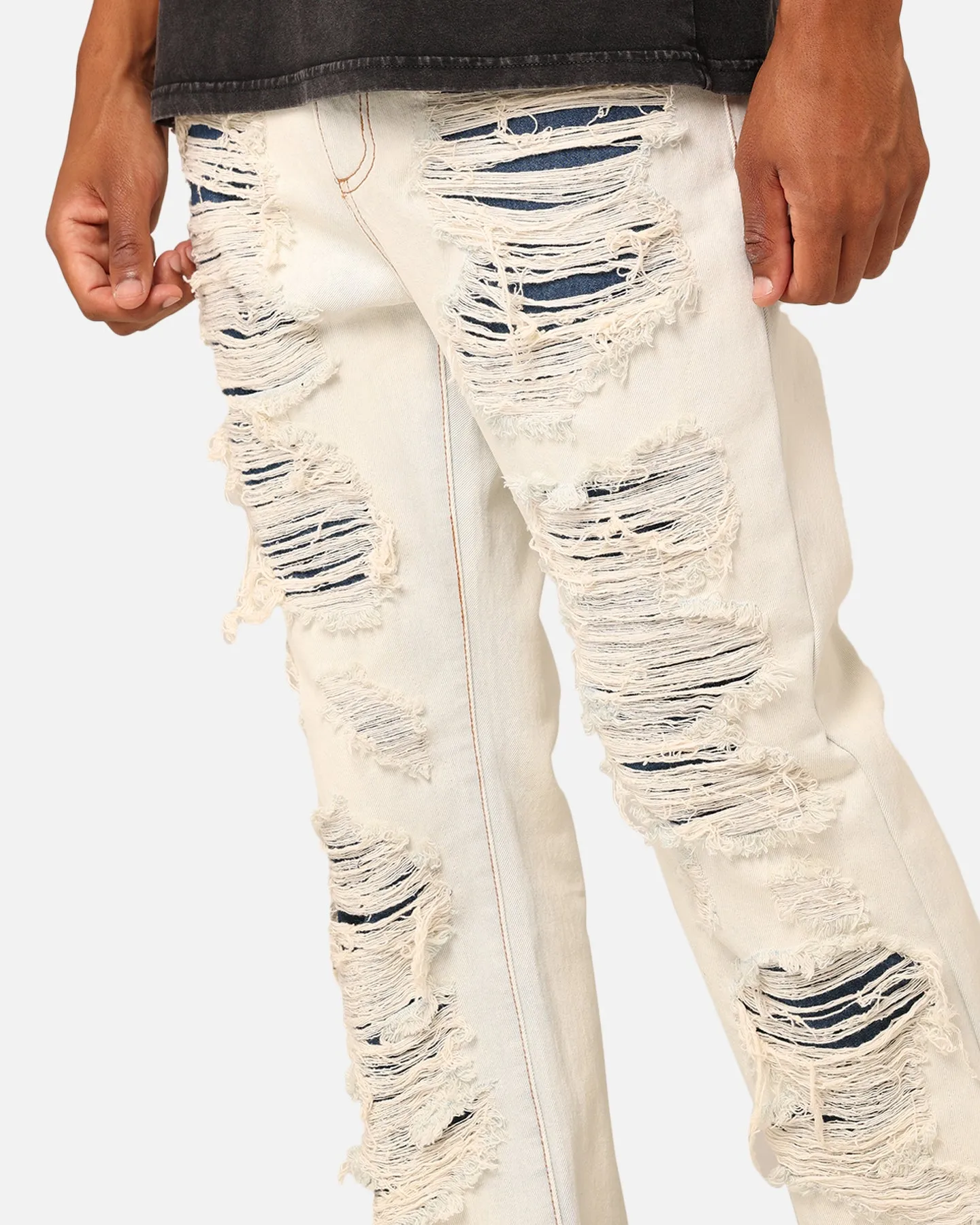 XXIII Elliot Distressed Jeans Light Blue Acid Daily Fit