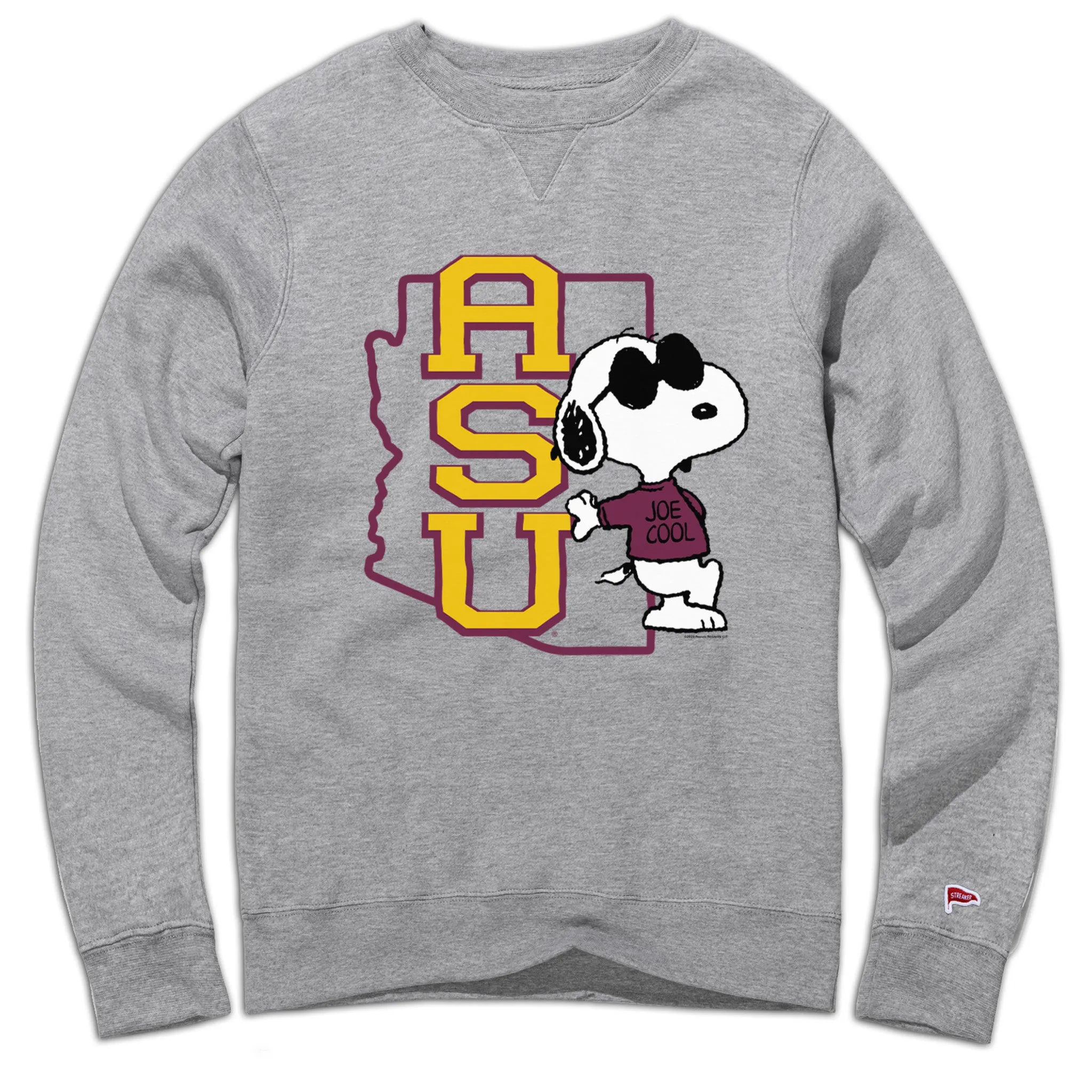 Peanuts x Arizona State Joe Cool Crewneck Sweatshirt Rat like Flexible Waistband
