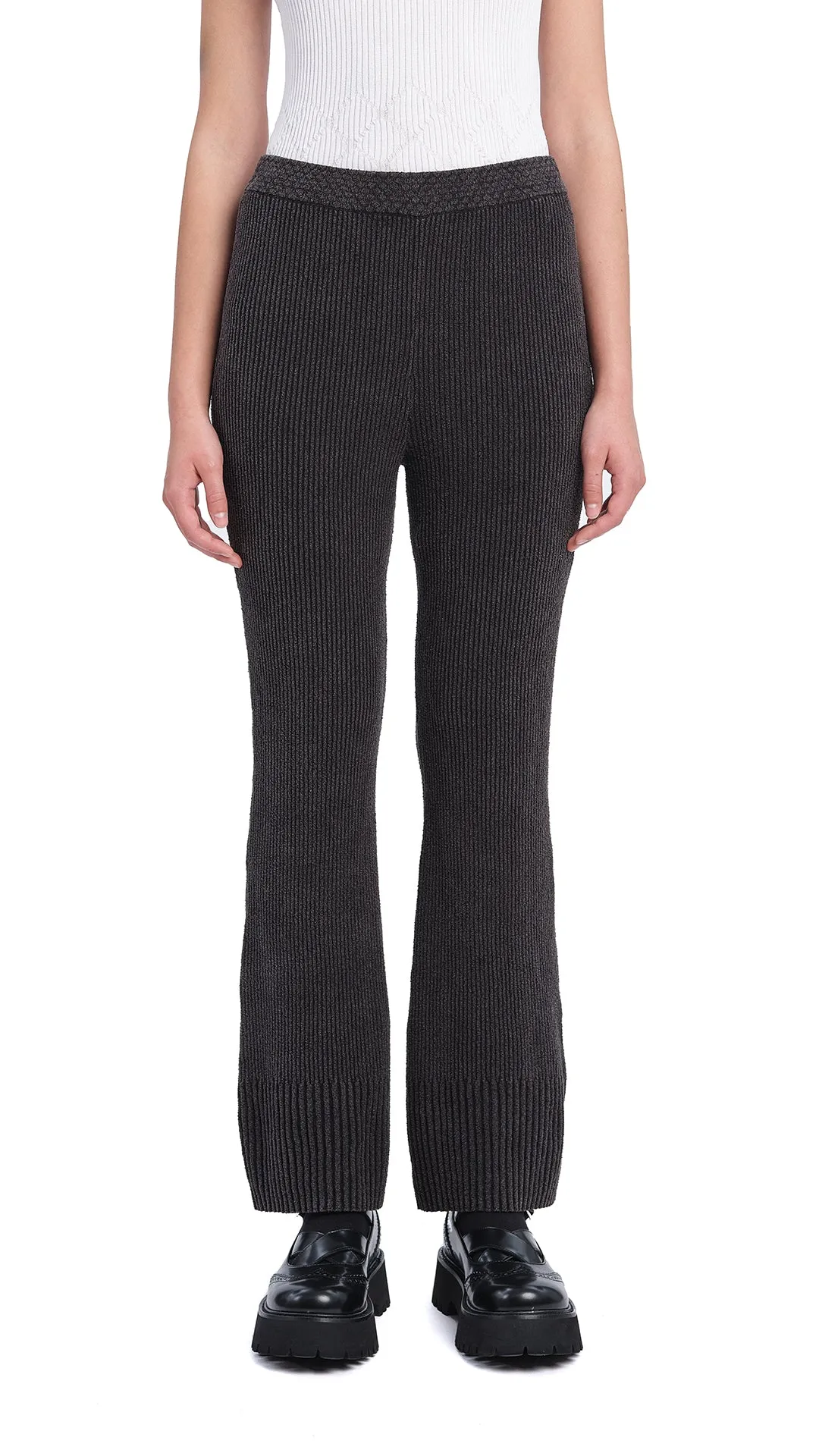 Organic Cotton Certification Soil Knit Yoga Pants