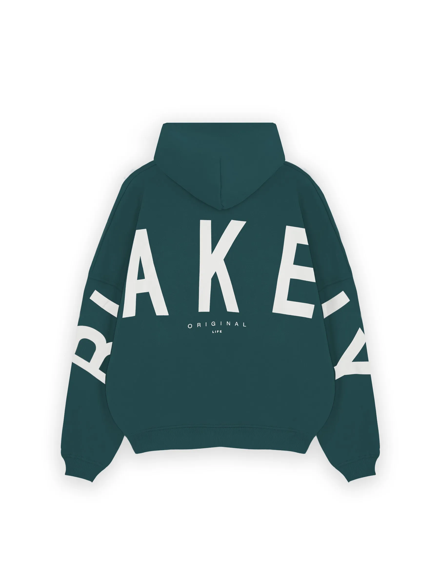 Idris Oversized Hoodie - Pine Green Luxury Feel