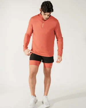 skateboarding outfit [CORE] Training Shorts 4" - Black / Brick