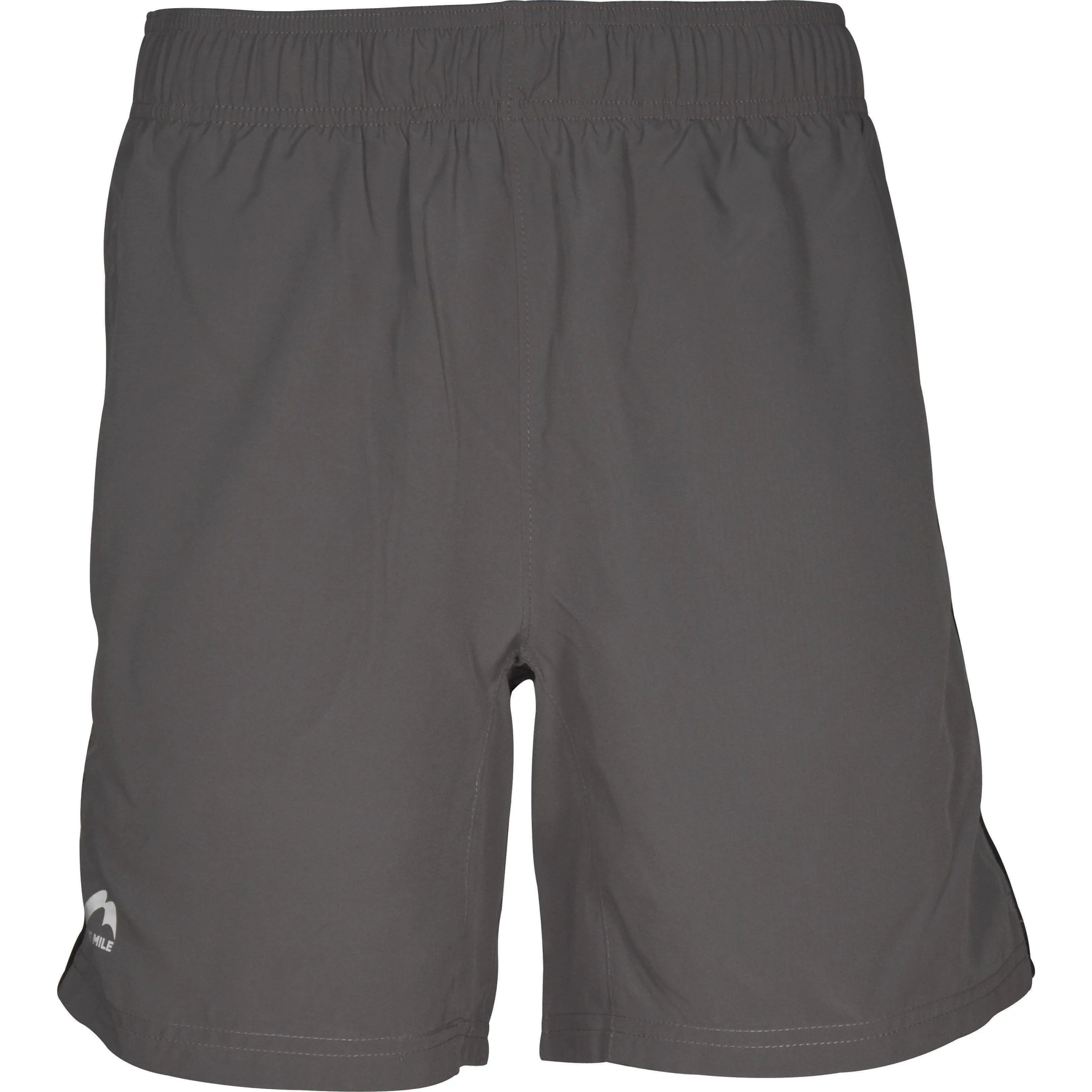 More Mile Action 7 Inch Mens Running Shorts - Grey Hypoallergenic fabric athletic clothing