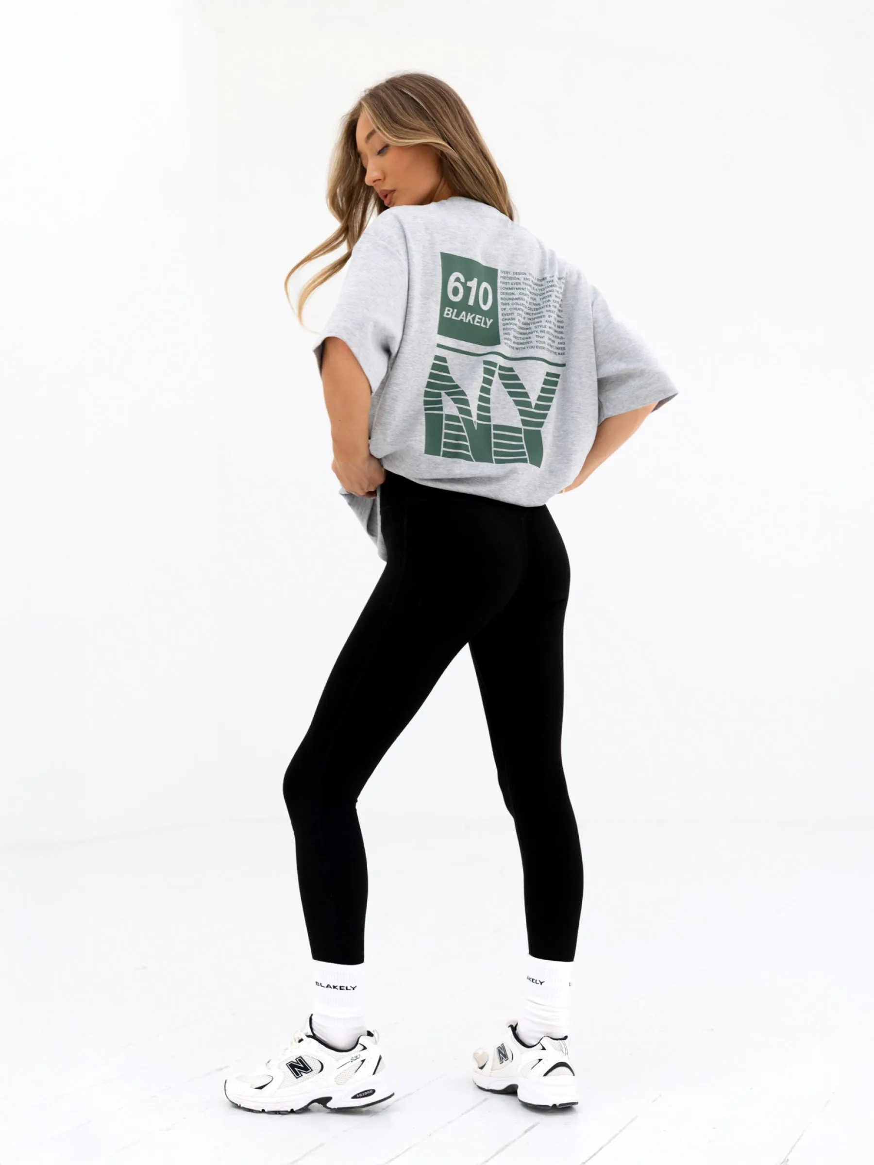 Eco Conscious Production Tribeca 610 Ultra Oversized T-Shirt - Marl Grey