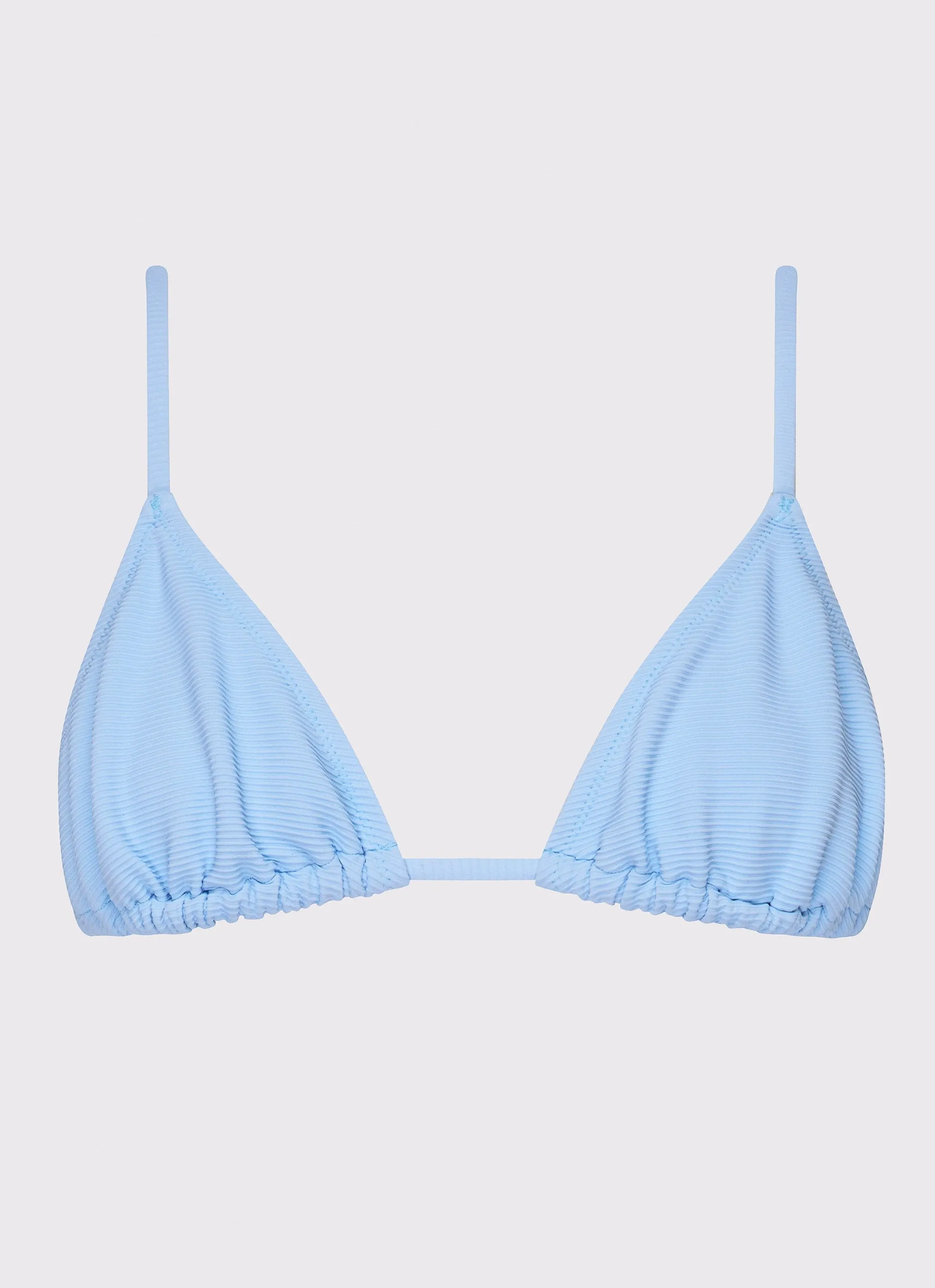 Calista Bikini Top - Blue Breathable mesh lining