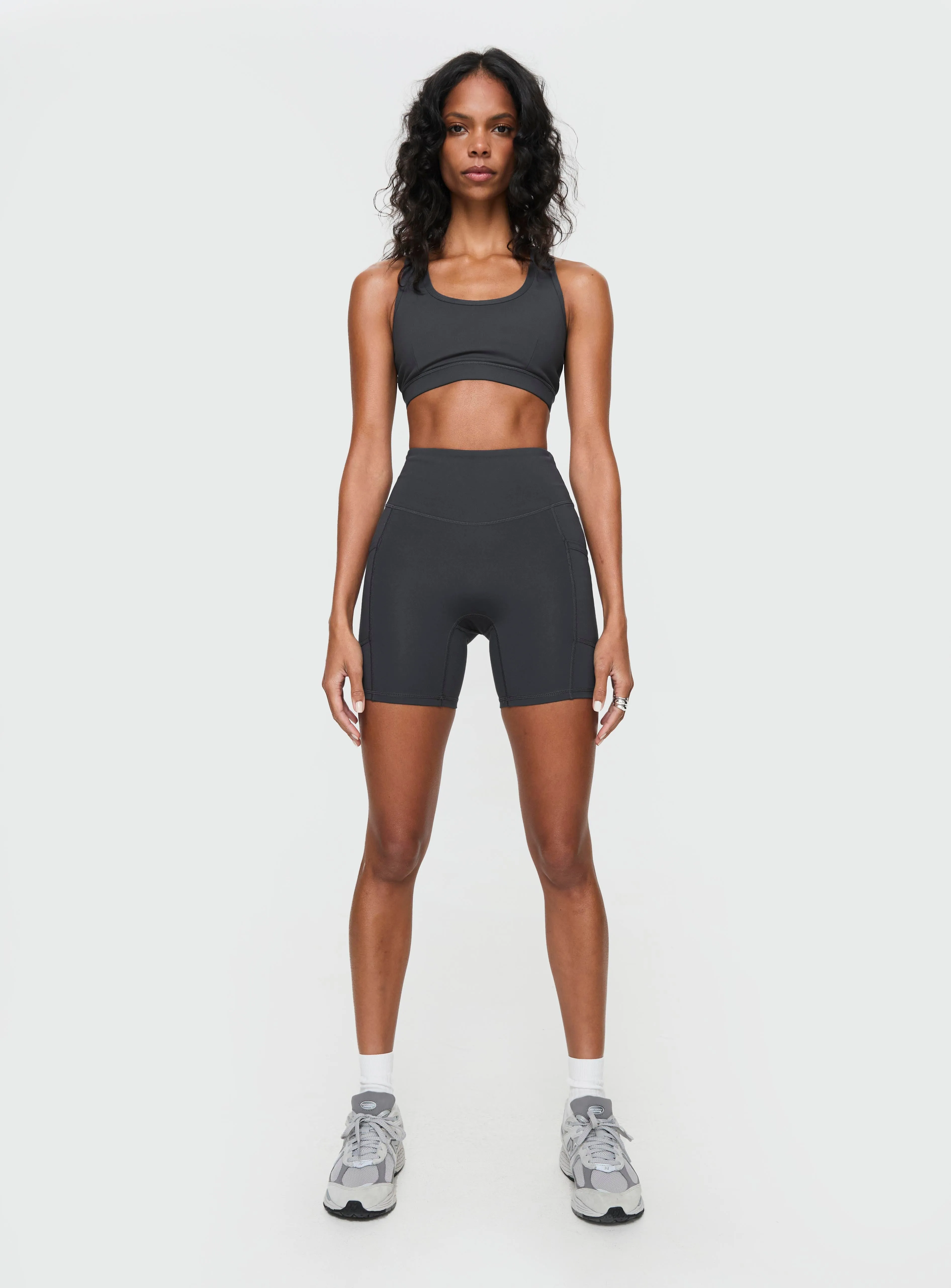 Virtual Fit Conquer Activewear Shorts Grey