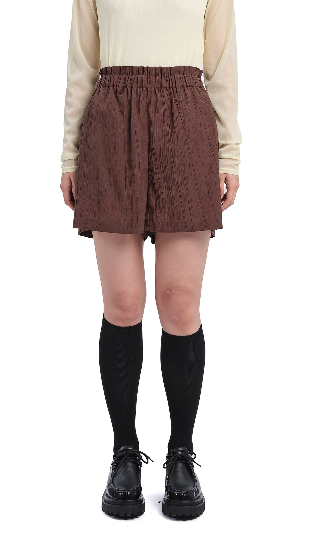 Creased Shorts EcoDye Process Nature Glow