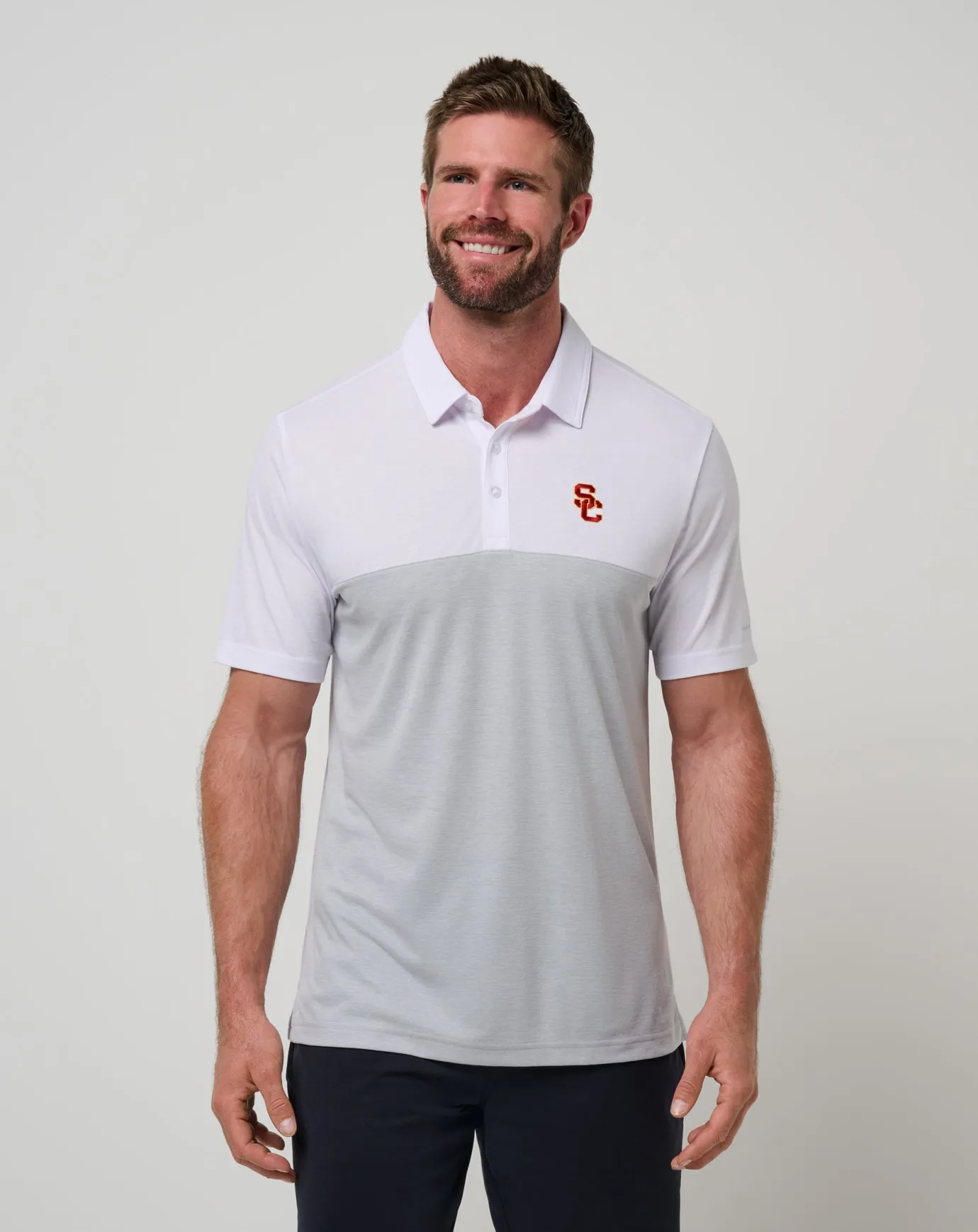 Monochrome Style USC Drop Back Polo