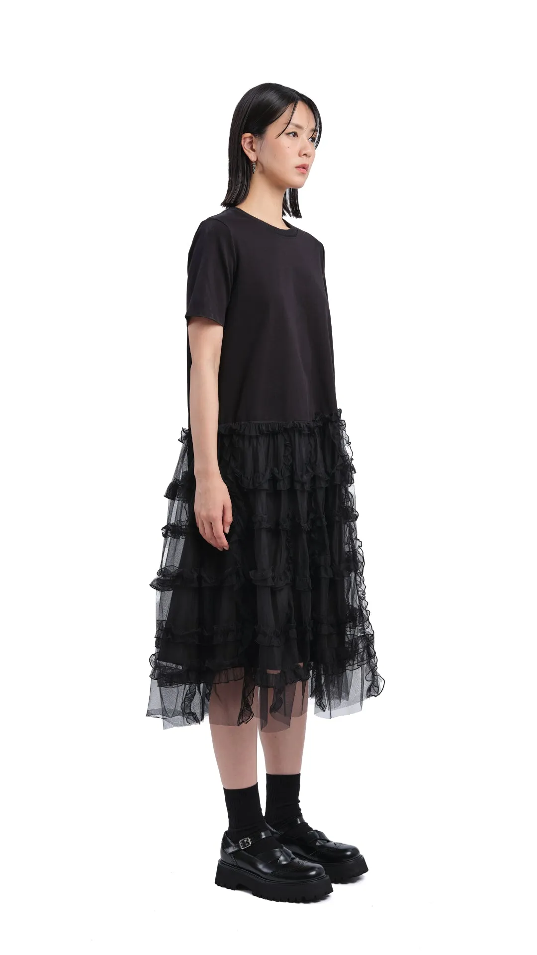 Mesh Layered Dress Mind Glow Wild Mood