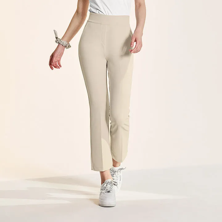 Stretch Banding Boots Cut Slacks Travel Light