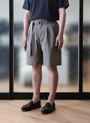 Nylon Wide Shorts WaterRepellent Finish