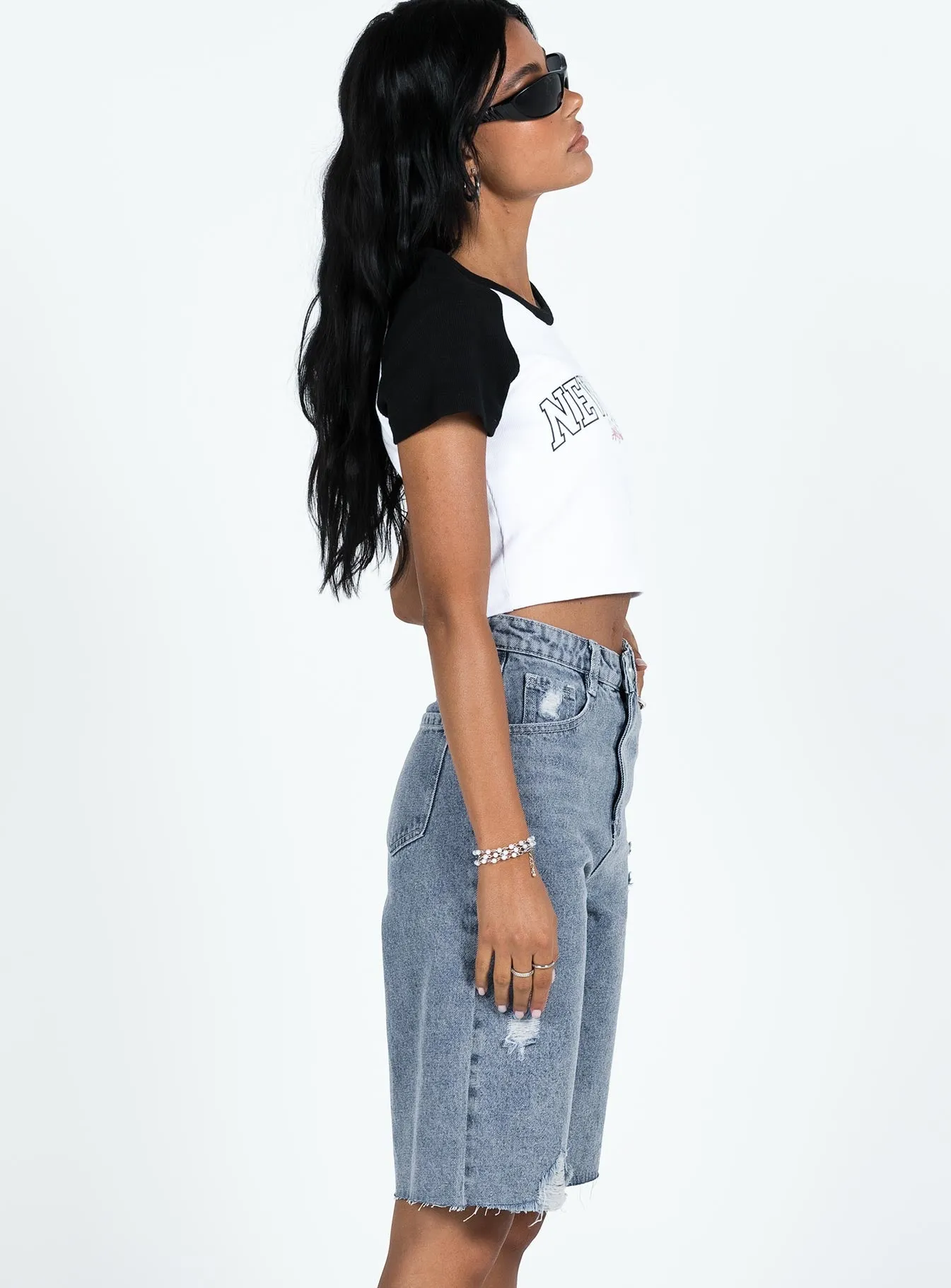 Lexfield Denim Shorts Light Wash Thin Core