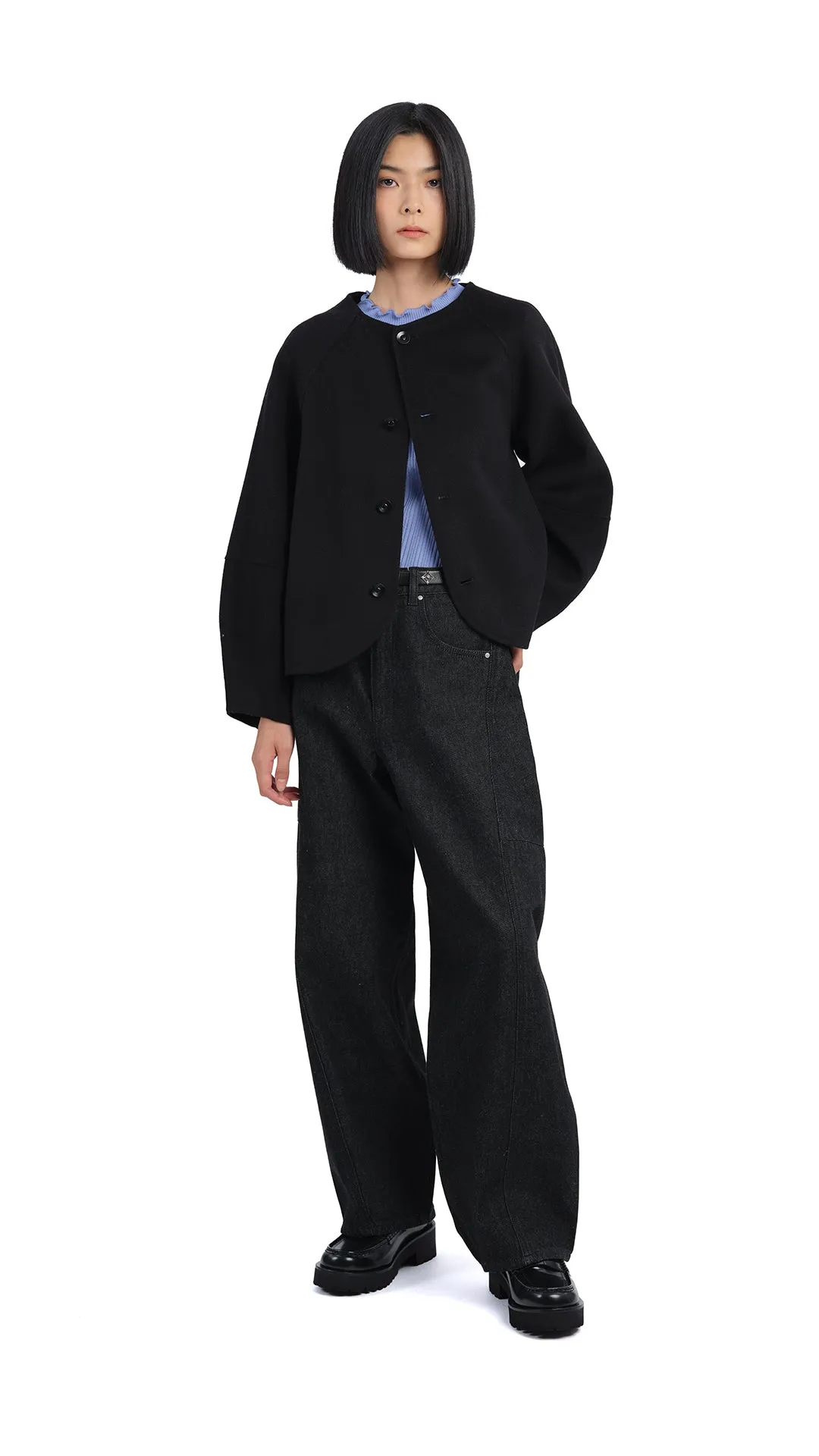 FastDrying Inner Layer VentilatedKnit 3D Balloon Jeans