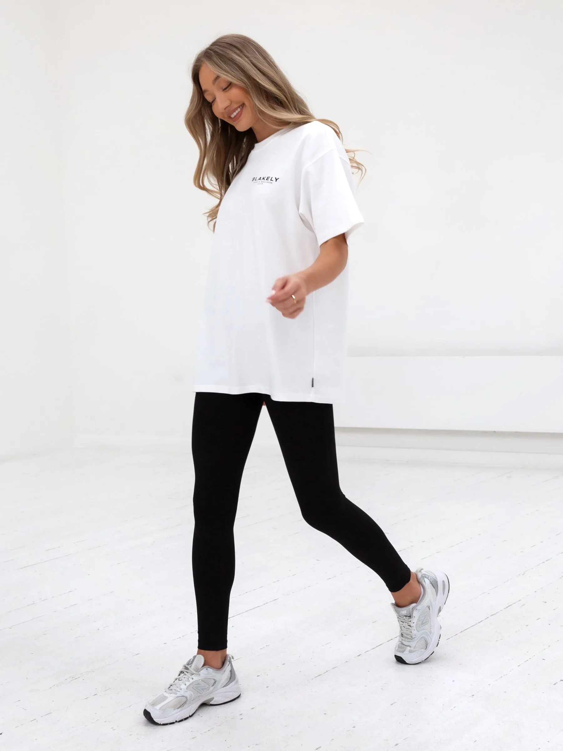 Active Studios Oversized T-Shirt - White SoftTouchFinish