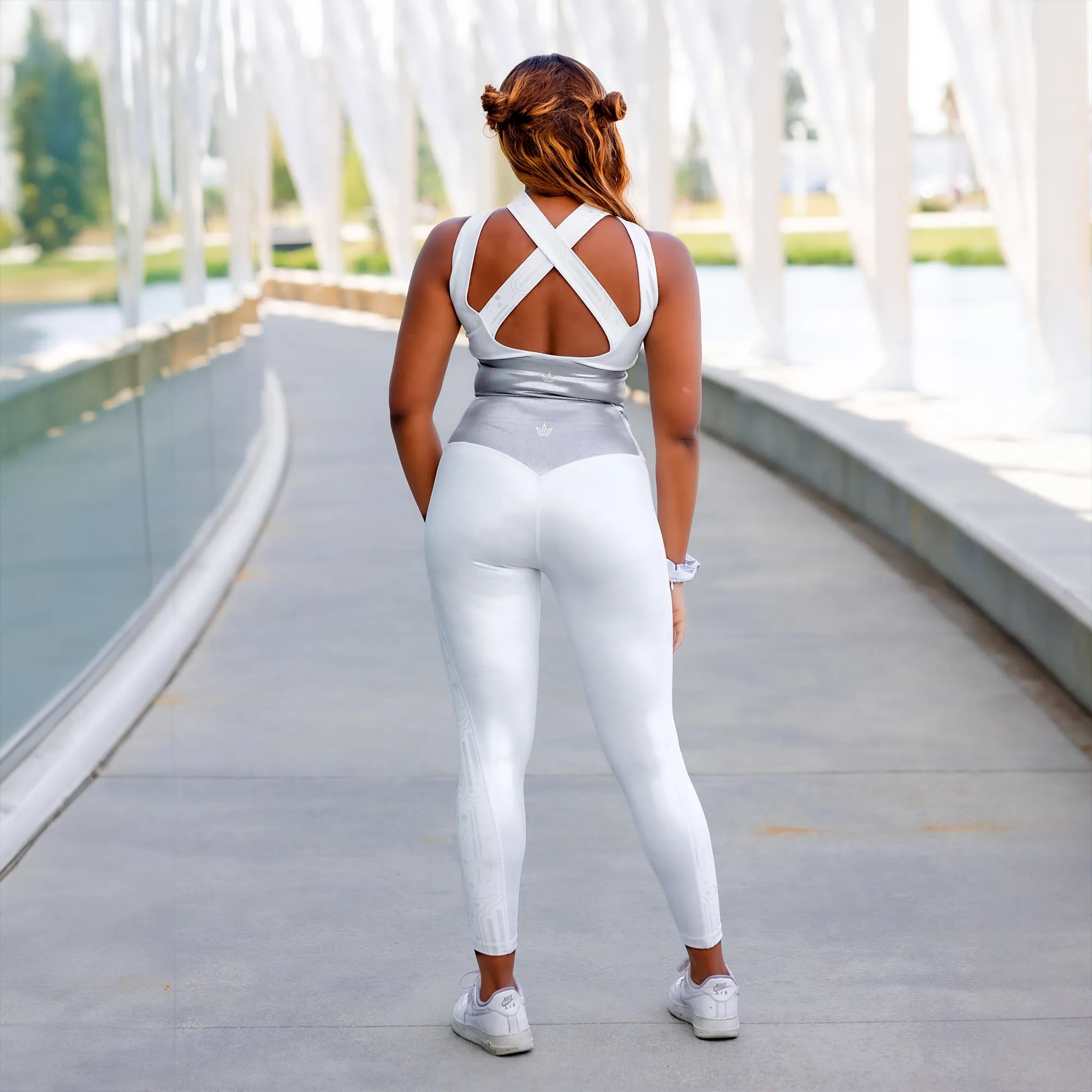 Outdoor Running Soft Touch Petite Size Four Way Rebel Princess Leggings