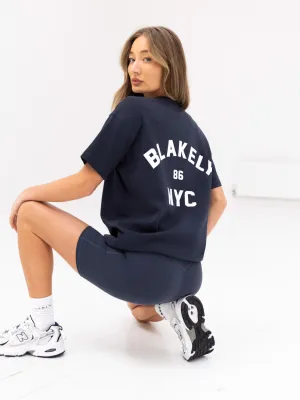 NYC Oversized T-Shirt - True Navy Fit For All AllSeasonWear