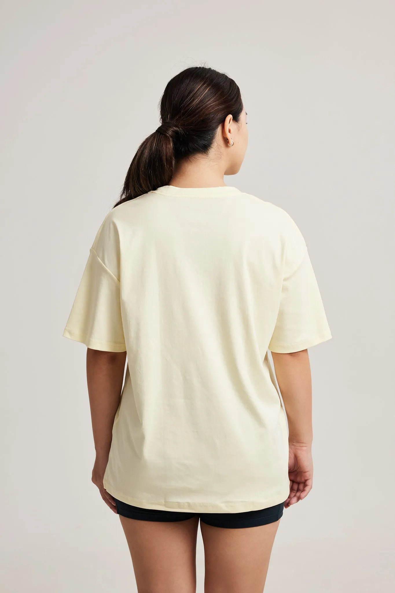 Oversized Tee in Sunshine contrast Trendy Fashion
