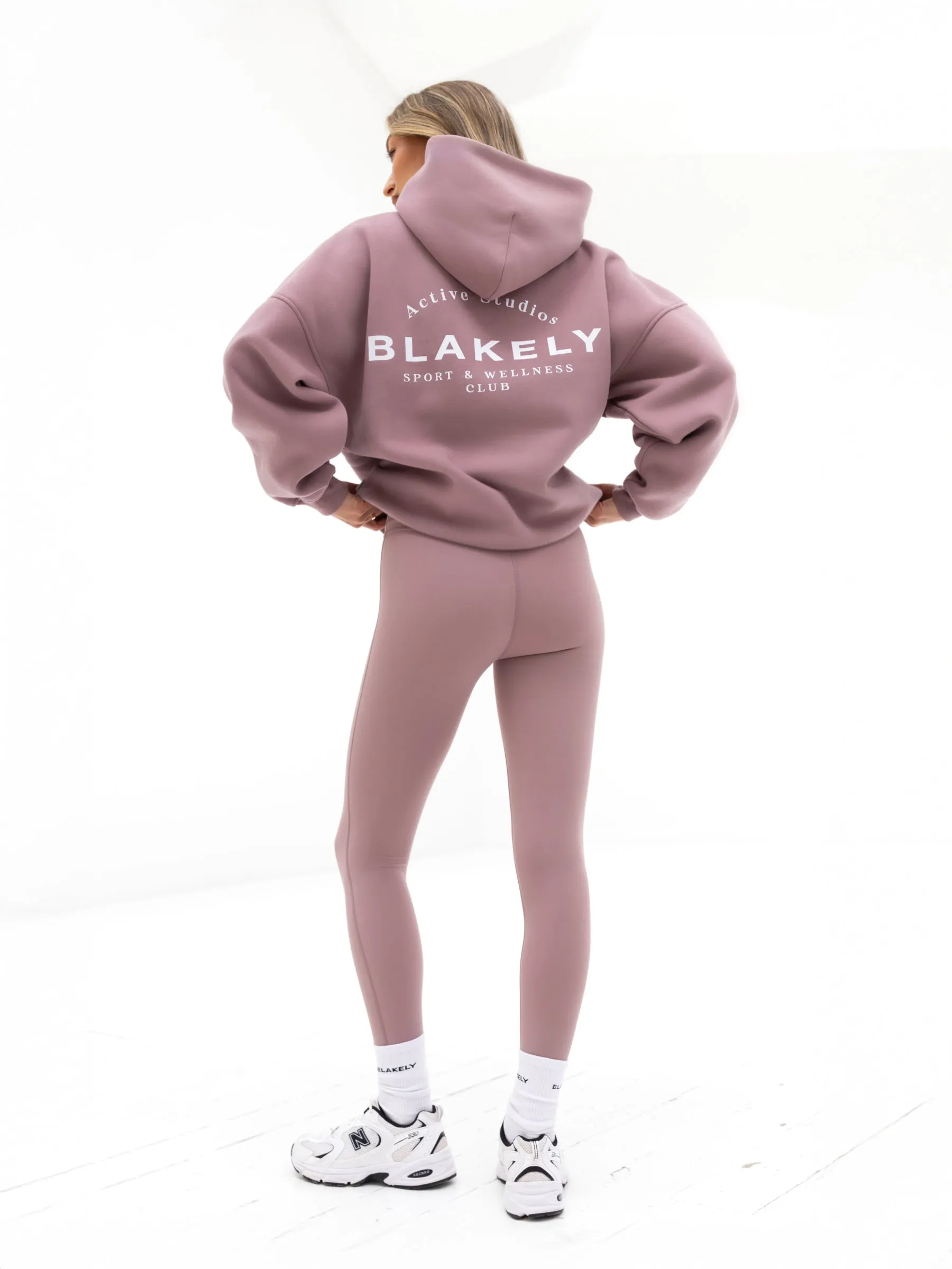 Active Studios Oversized Hoodie - Dusty Pink Casual Icon Teenager