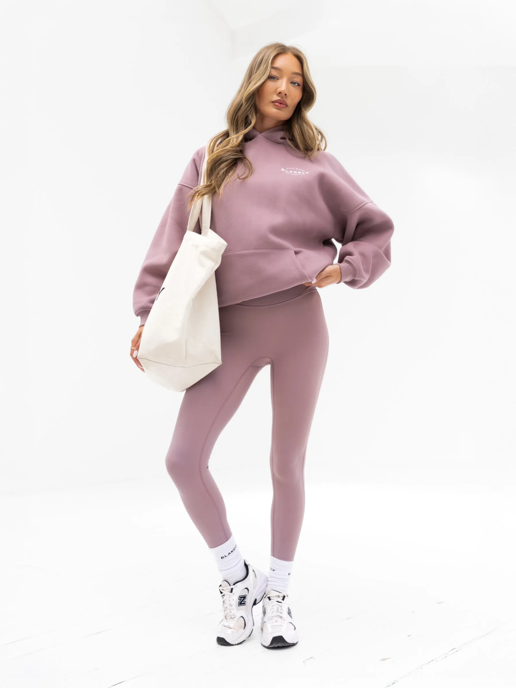 Active Studios Oversized Hoodie - Dusty Pink Street Trend Bilby like