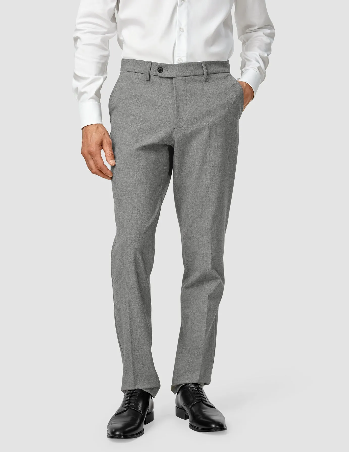 Essential Suit Pants Regular Cloud Grey Casual Comfort