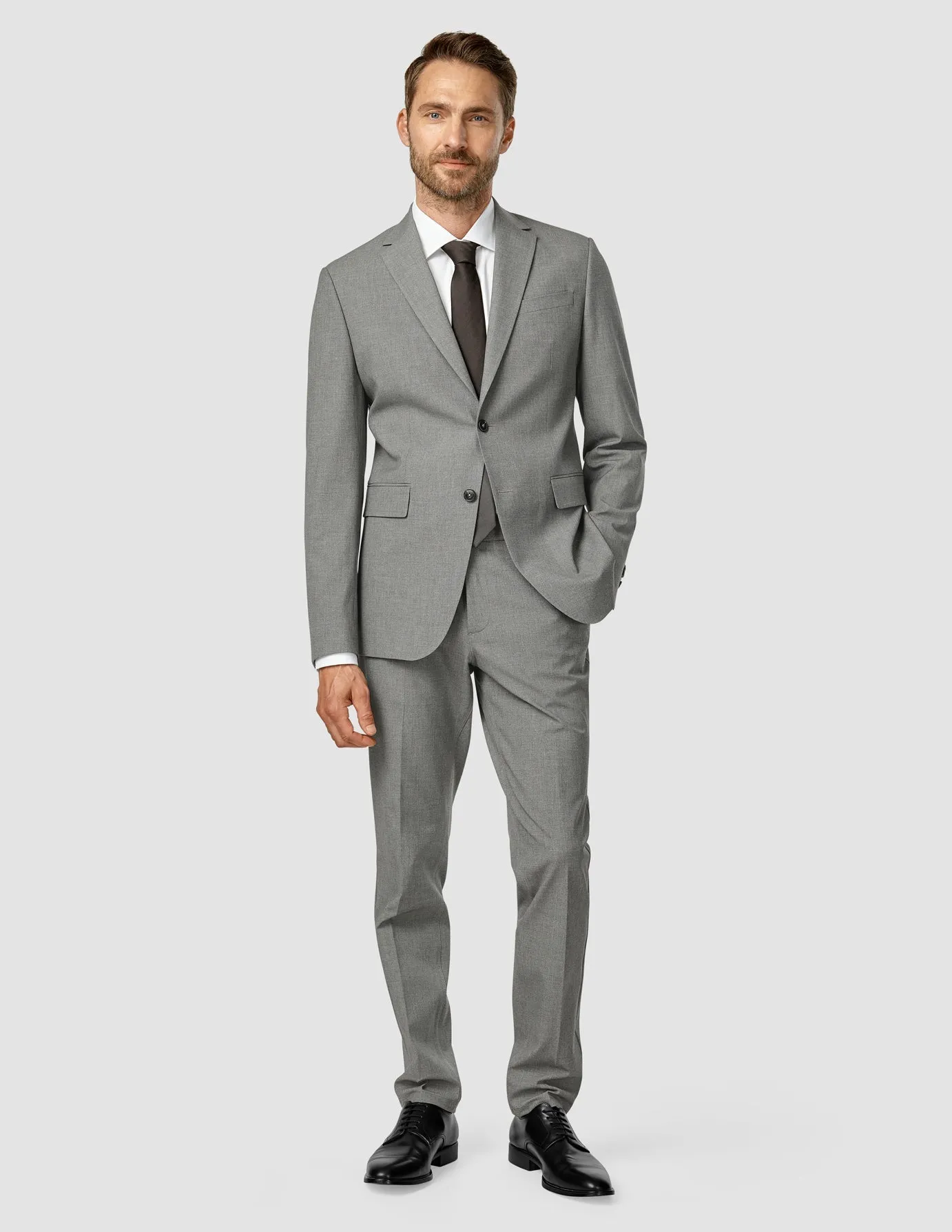 Essential Suit Pants Regular Cloud Grey Modern Utility