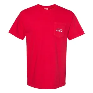 Minimalist purity Tagless Design FFCA Pocket Tee
