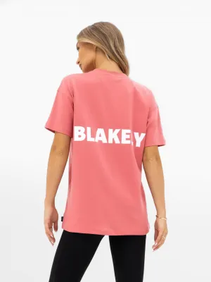 Amelie Oversized T-Shirt - Sunrise Coral Essential Fashion Comfort and Fit