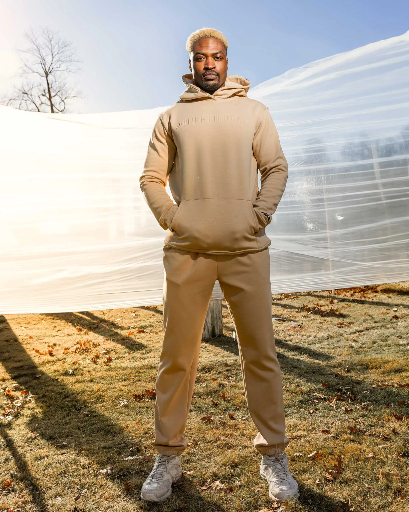 FlexFoamPadding Barrel Waist [ULTRALUX] Offline Sweatpants - Latte