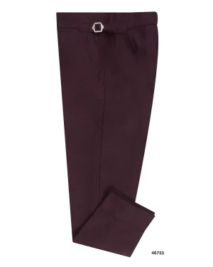 VBC - Maroon Twill Flannel BreathableFabric Chic Design Wear