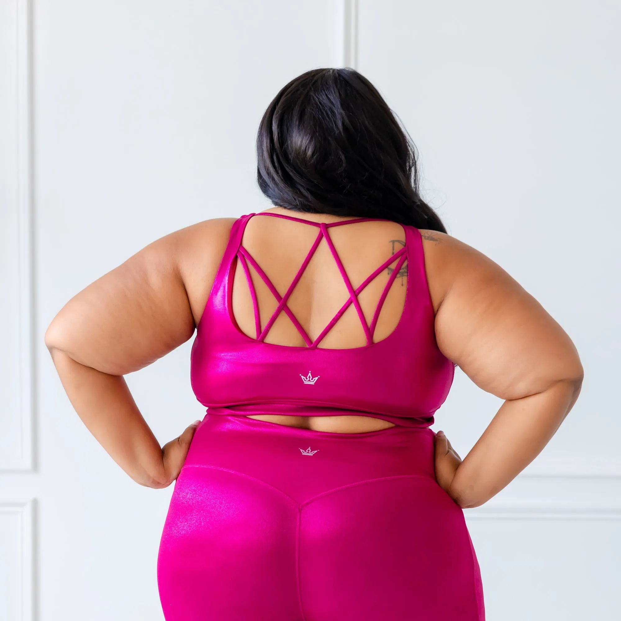 Layered Moisture Control Garnet Jewel Sports Bra