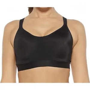 Comfortable Band Odor Resistant Fabric 2XU Hi Impact Womens Sports Bra - Black