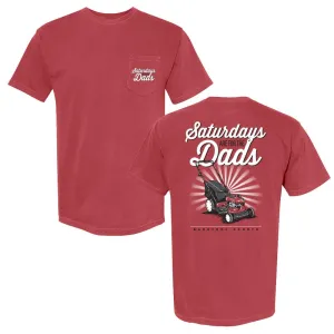 Saturdays Are For The Dads Push Mower Pocket Tee Outdoor Essentials