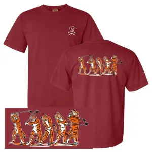 Barstool Golf Tiger Swing II Tee Stylish Layering Anti Odor Technology