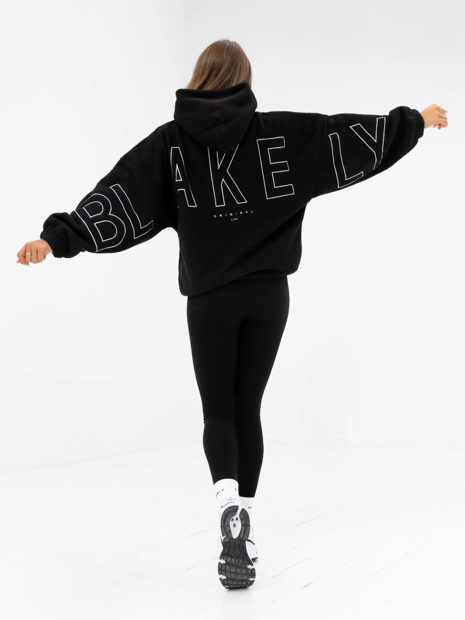 Borg Isabel Oversized Hoodie - Black Value Pack