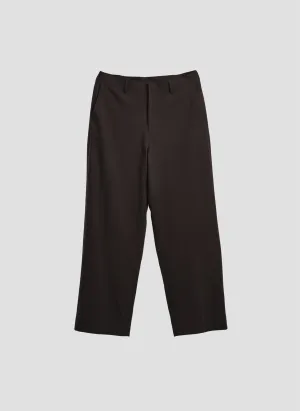 Tencel Cotton Polyester Spandex Wide Straight Pants FrictionResistant TaglessLabel
