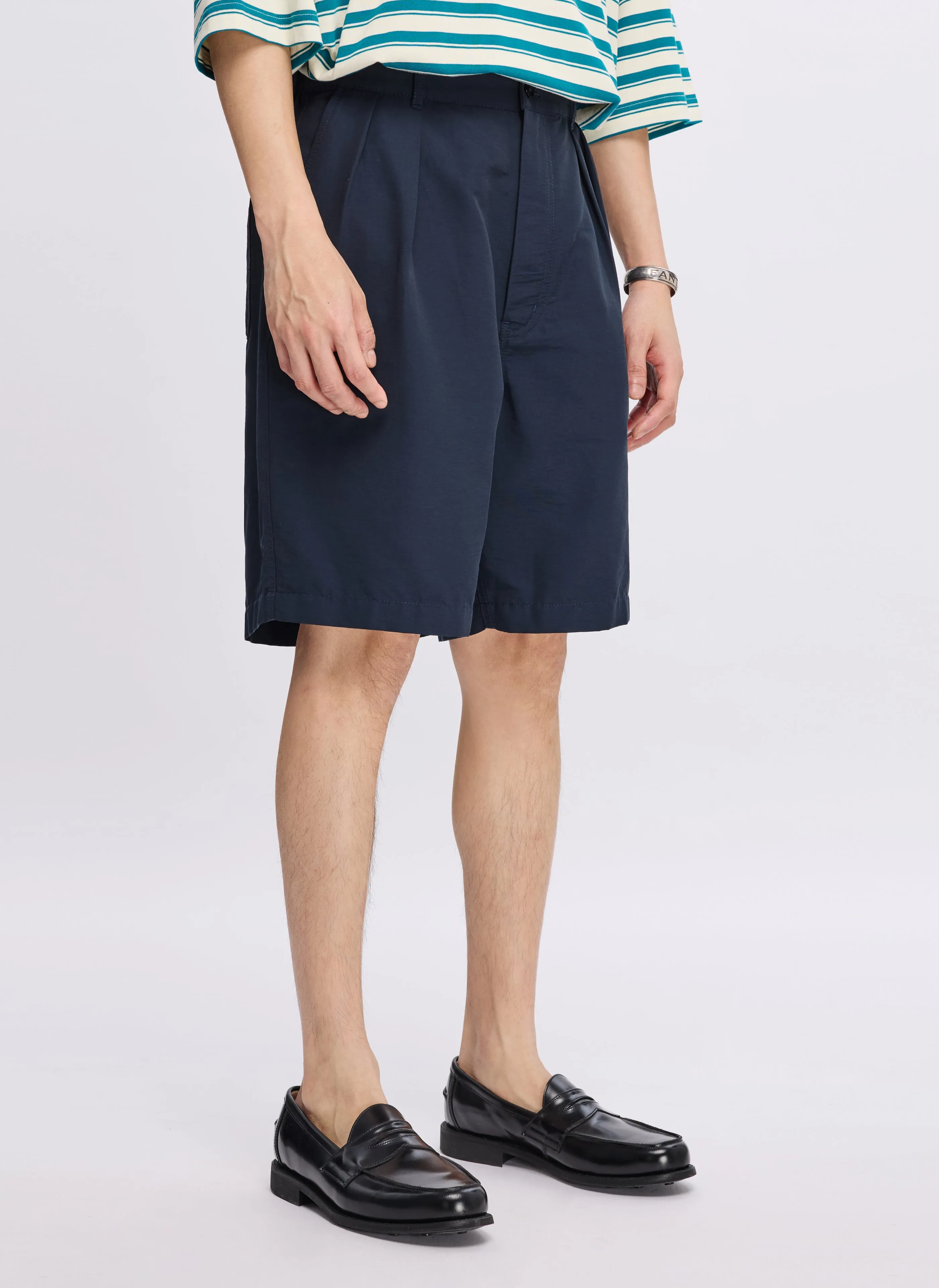 Flash Core AdaptiveFit Cotton Nylon Pleated Shorts