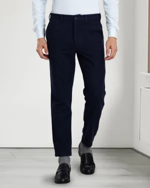 Navy Wool Chino Easy Travel