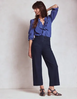 Go-To Choice Teen Outfit Bold Urban Explorer Primrose Patch Pocket Jeans-Indigo Braid