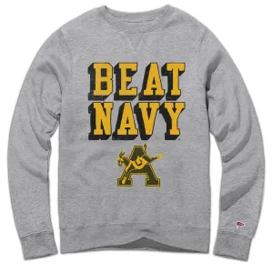 Army Vintage Beat Navy Crewneck Plus size clothing