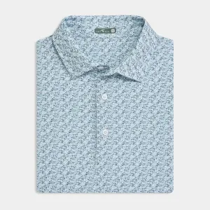 Ripple Effect Printed Performance Polo Urban Explorer Colorfast Dye Process